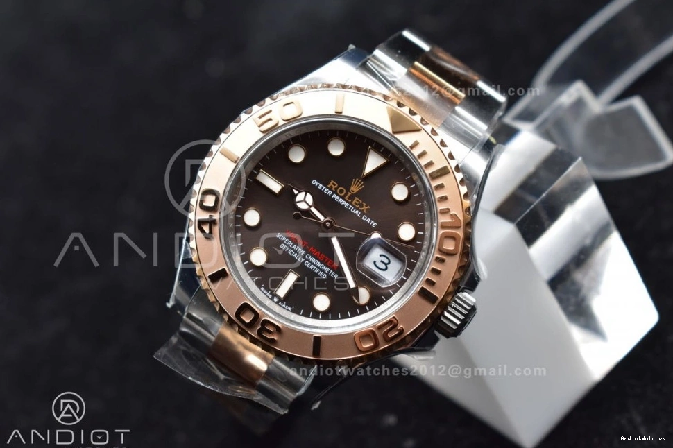 Edition Plated Best Clean 904L 1:1 Bracelet Brown 488 VR Rose Yacht-Master 126621 Dial SS Trendy Steel Gold On 0409